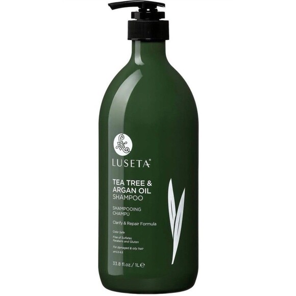 Luseta Tea Tree & Argan Oil Shampoo Color Safe Clarify & Repair Formula 33.8 oz - Picture 1 of 1
